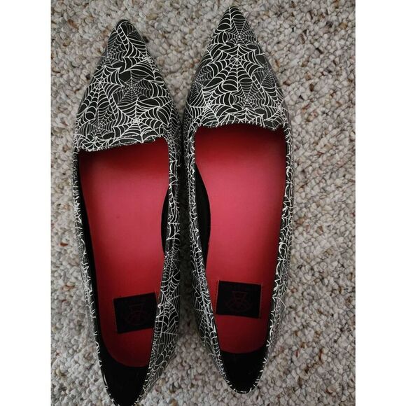 NWOB Strange Cvlt Spiderwed Dagger Flats Size 10 - Picture 2 of 4